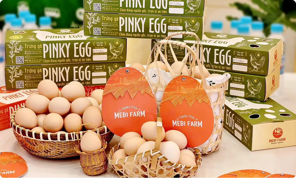 Trứng gà Pinky Egg